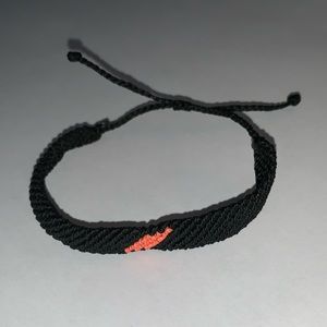 Pura Vida Black and Coral Bracelet